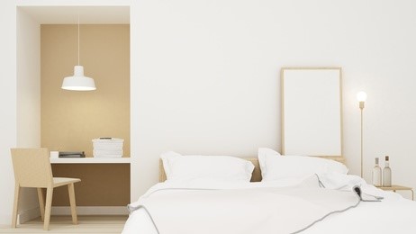 Bureau dans une chambre